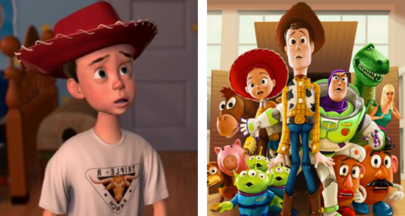 Revelan aterrador secreto de Andy de Toy Story