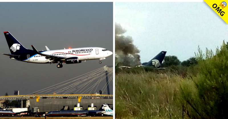 ¡Avión de Aeroméxico se desploma en Durango! ✈️