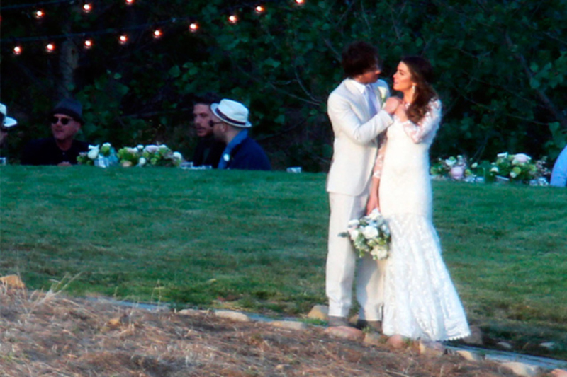 Se filtran fotos de la boda de Ian Somerhalder y Nikki Reed