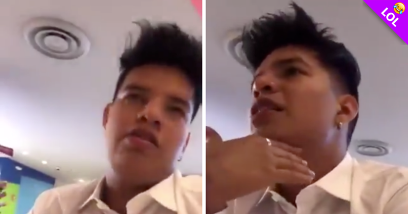 Chico le hace drama a su novia y queda grabado en video