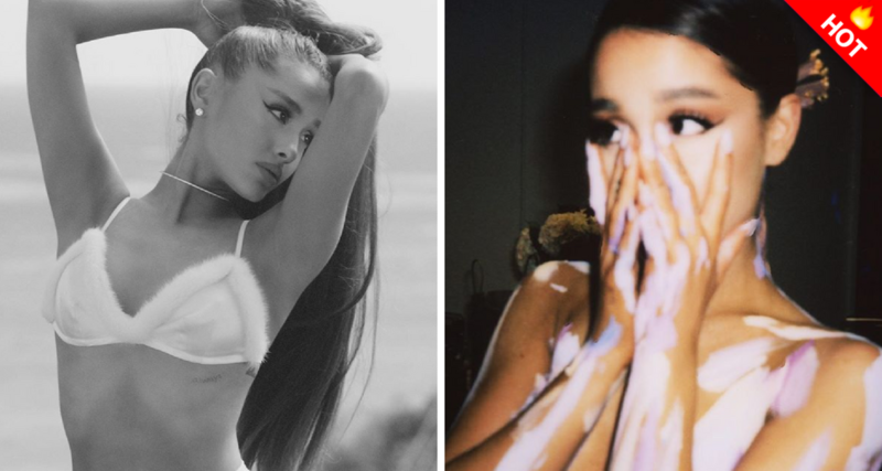 Ariana Grande reta a Instagram con foto desnuda