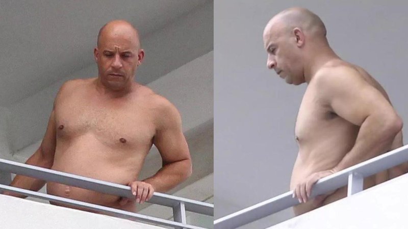 A Vin Diesel no le preocupaban las críticas de su abdomen.