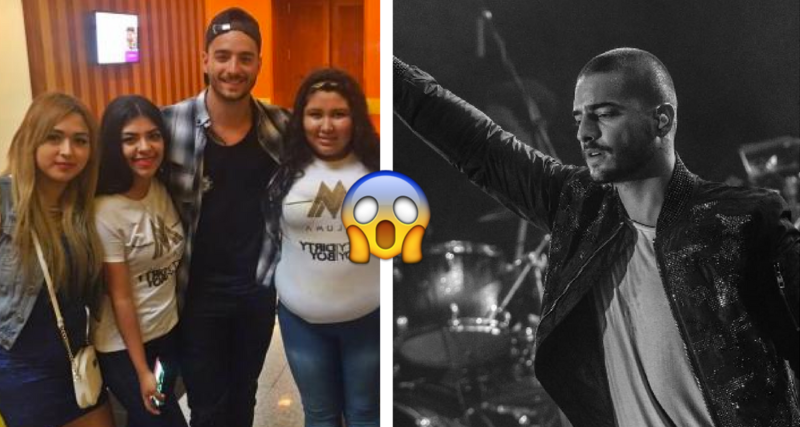 +VIDEO ¡Maluma sufre terrible lesión por culpa de una fan!