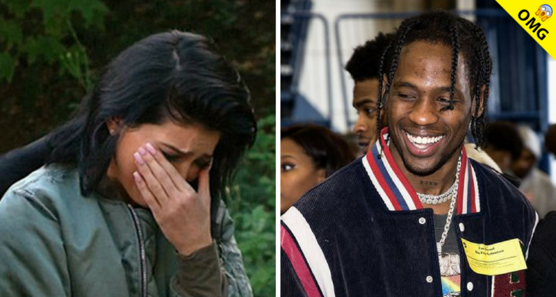 Travis Scott le niega beso a Kylie Jenner en público