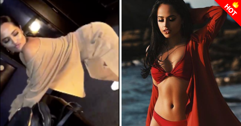 Becky G sorprende con sexy twerking y unas copas de más