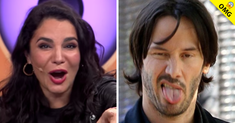 Se le sale moco en frente de Keanu Reeves a Martha Higareda