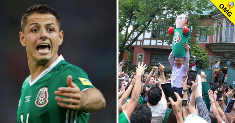 Chicharito responde enojado a quienes festejaron a Corea