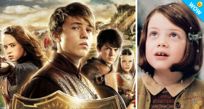 El cast de Narnia antes y después