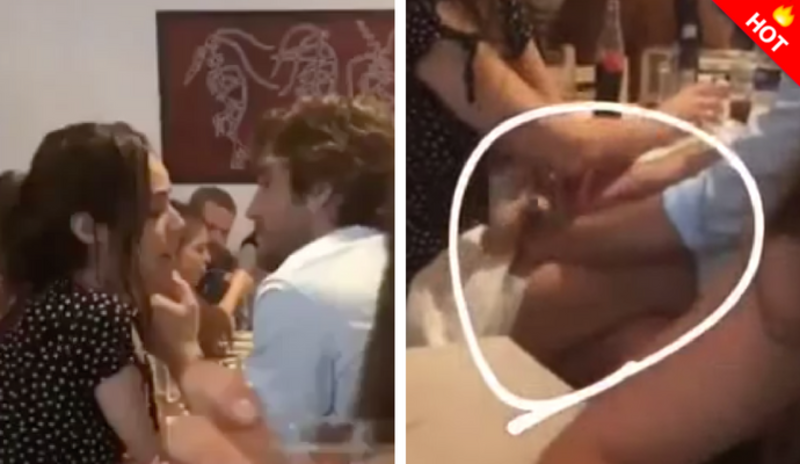 ¡Diego no se aguantó las ganas y le metió la mano a Camila!