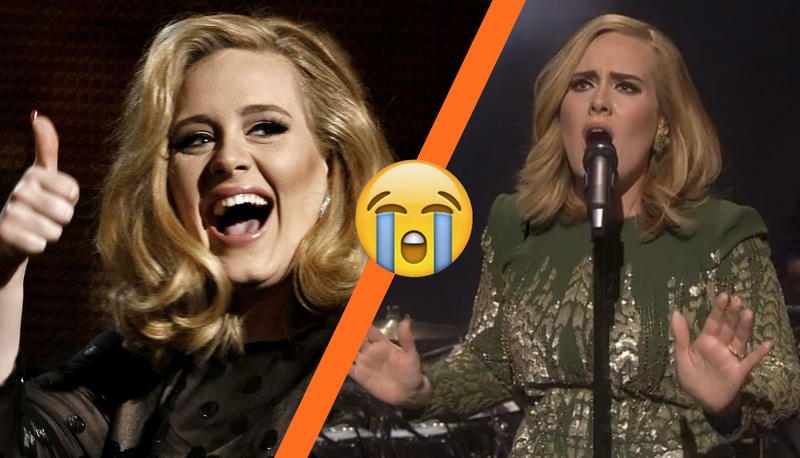 Adele canta POR PRIMERA VEZ