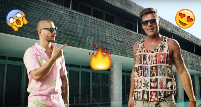 HOT! Ricky Martin y Maluma suben la temperatura con nuevo video