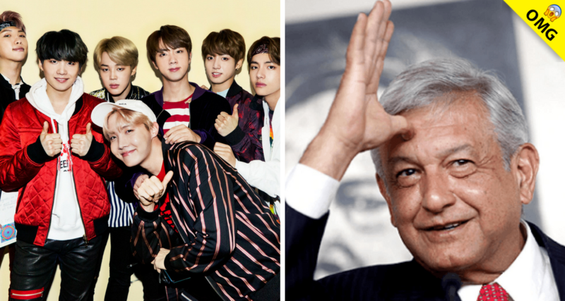 Fans de BTS le pinden paro a AMLO