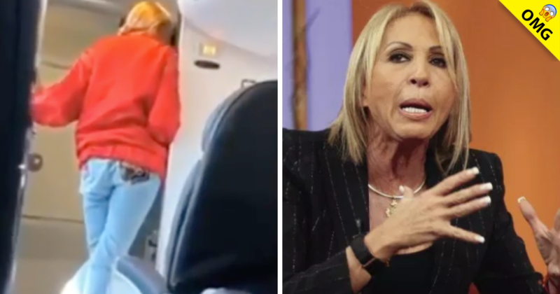 Bajan a Laura Bozzo de avión luego de hacer berrinche