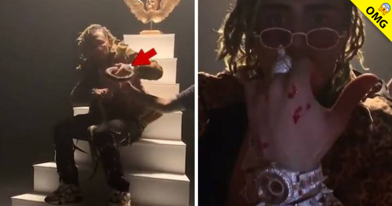 Serpiente muerde al rapero Lil Pump