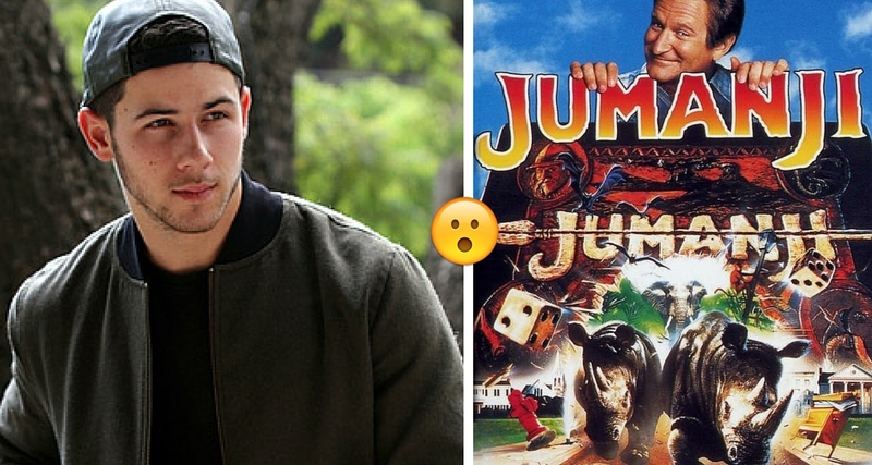 OMG ¿Nick Jonas y Jumanji juntos?