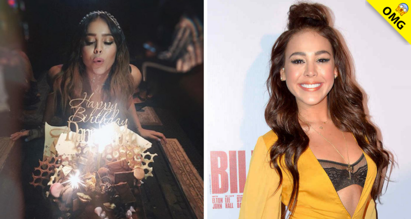 Danna Paola celebra su cumpleaños en sexy minifalda