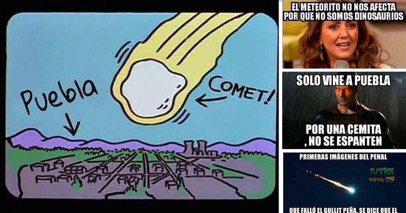 Memes del meteorito de México