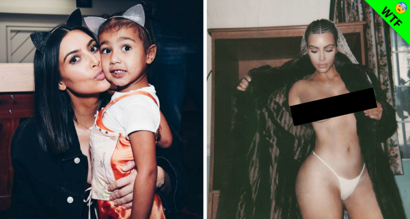 Critican a Kim KW por usar a su hija para tomarle fotos sexys