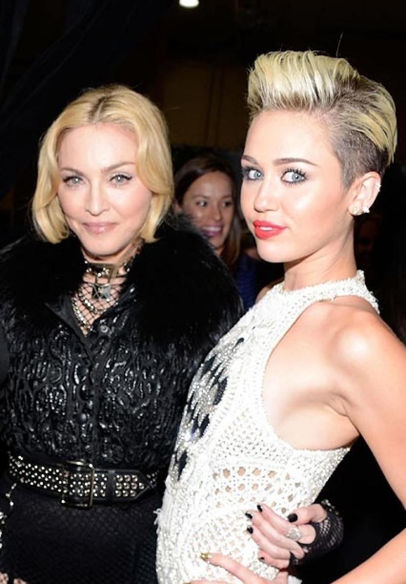 Miley Cyrus y Madonna cantarán juntas