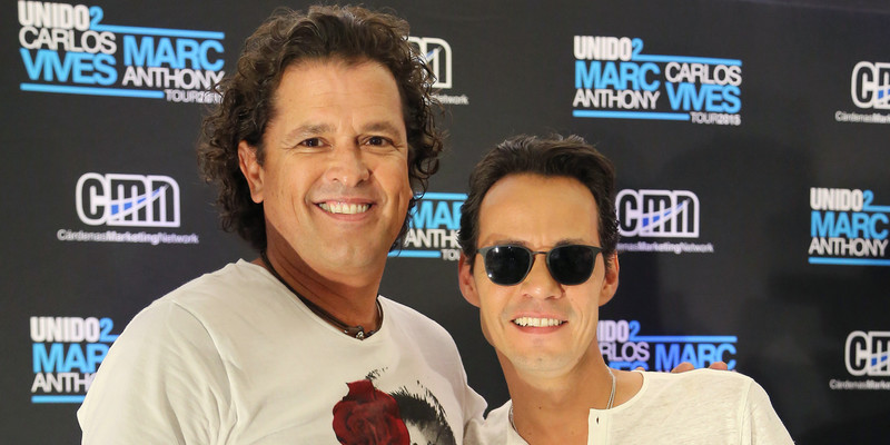 Marc Anthony y Carlos Vives iniciarán juntos la gira “UNIDOS”