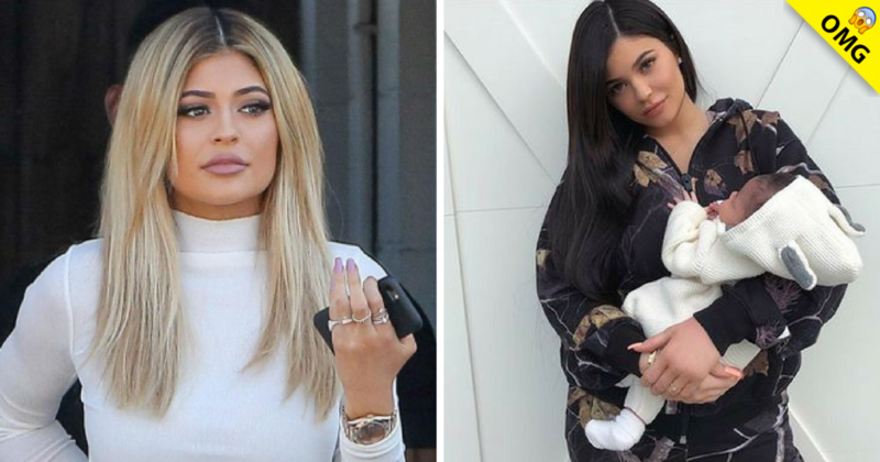 Kylie Jenner aparece sin maquillaje junto a Stormi