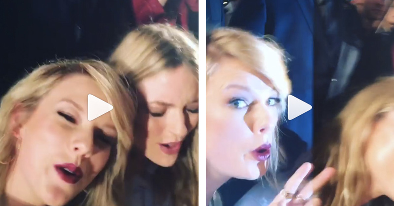 Taylor Swift sube video cantando un éxito de Calvin Harris