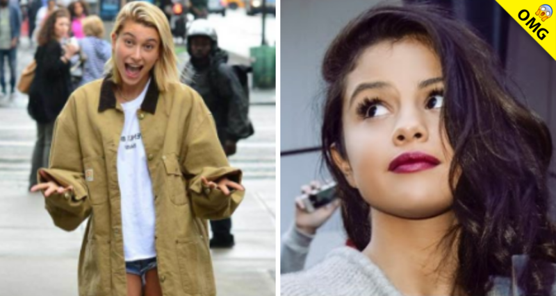 Cachan a Hailey utilizando el mismo suéter de Selena