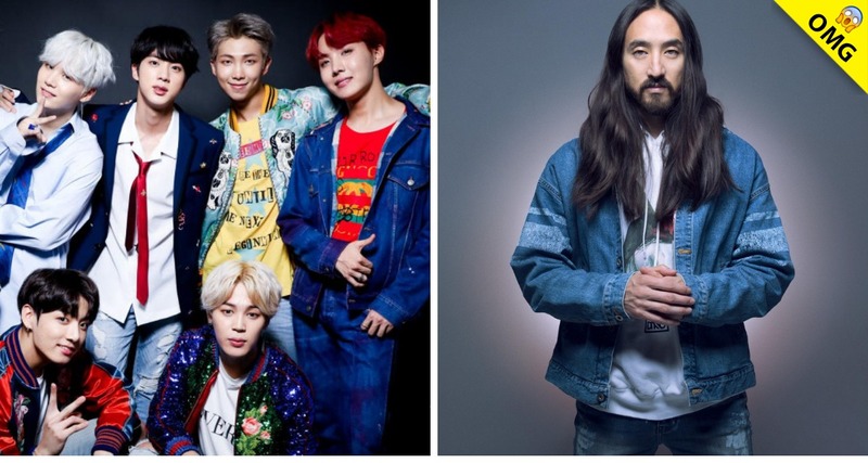 Steve Aoki comparte adelanto con BTS y las fans se descontrolan