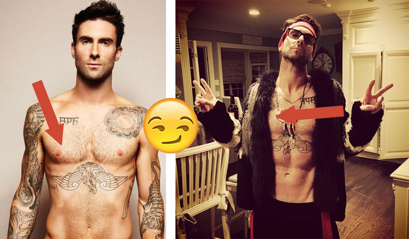 ¿Dóndeee? ENORME y nuevo tatuaje de Adam Levine