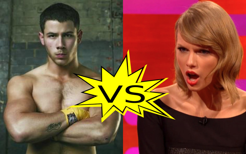 Nick Jonas compite contra Taylor Swift