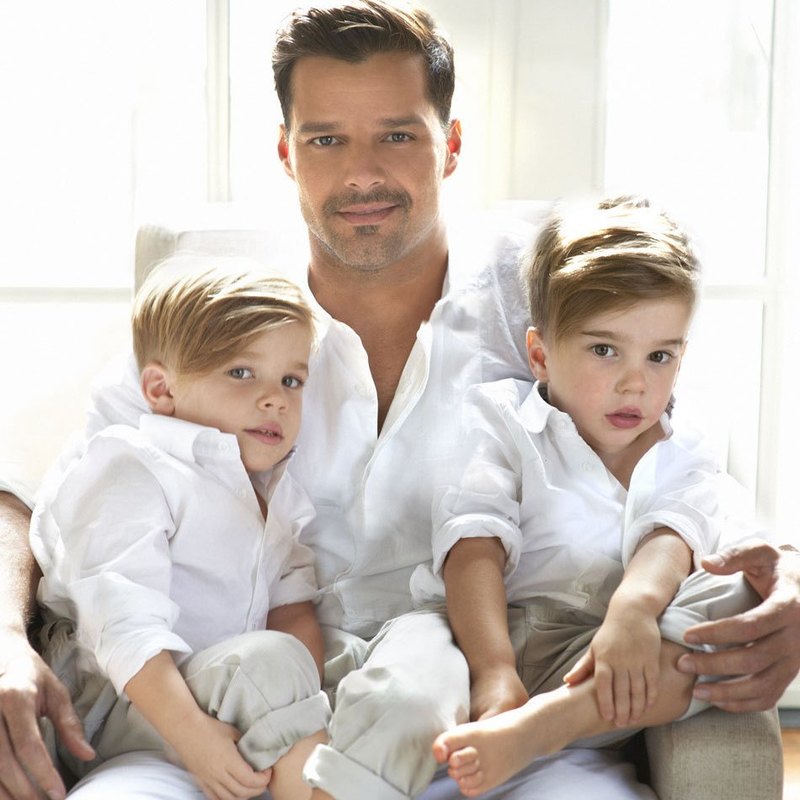 Día del Padre para Ricky Martin