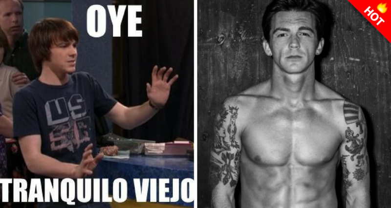 Impacta Drake Bell con foto al natural