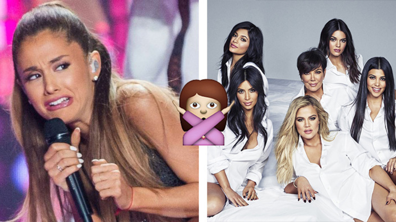 +FOTO ¿Ariana Grande le echa tierra a las Kardashians?