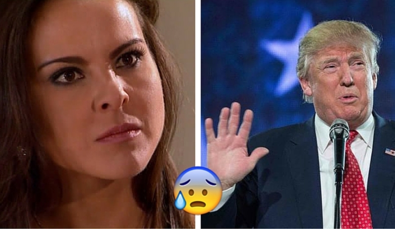 WOW! Kate del Castillo enfrenta a Donald Trump públicamente