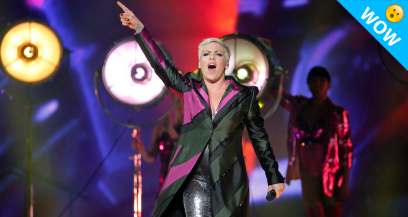 Pink comete un grave error en su concierto en Nueva York