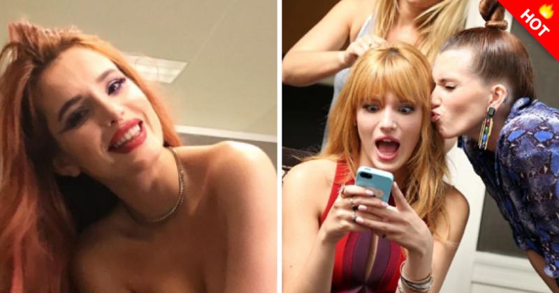 Bella Thorne enciende las redes con foto en TOPPLES