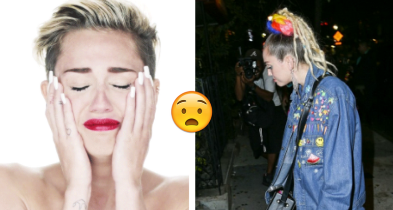 ¡Indigente se aprovecha de Miley Cyrus!