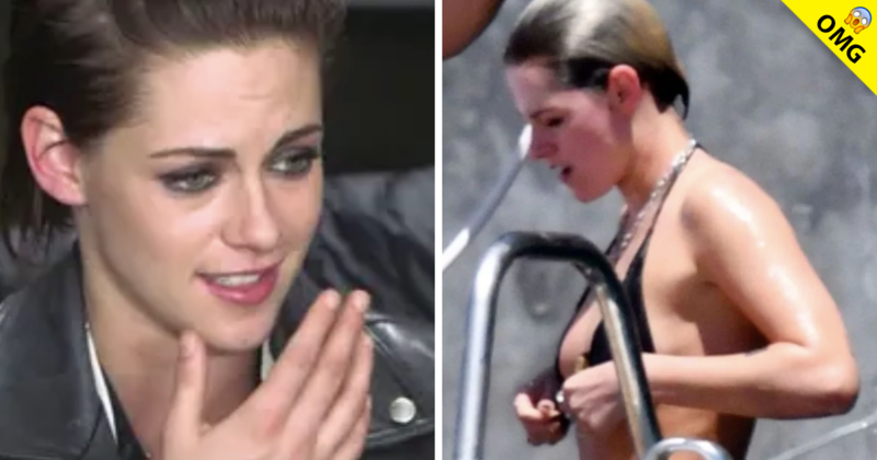 Paparazzi capta a Kristen Stewart  semidesnuda en la playa