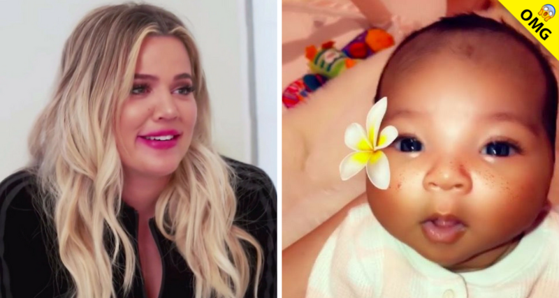 Khloé Kardashian comparte su primer foto junto a baby True