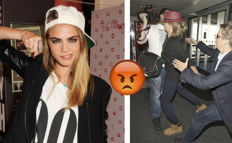 Cara Delevingne tiene una pelea ÉPICA con los paparazzi