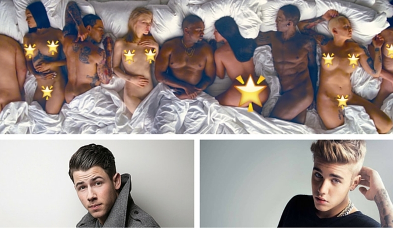 Nick Jonas y Justin Bieber imitan el polémico video Famous