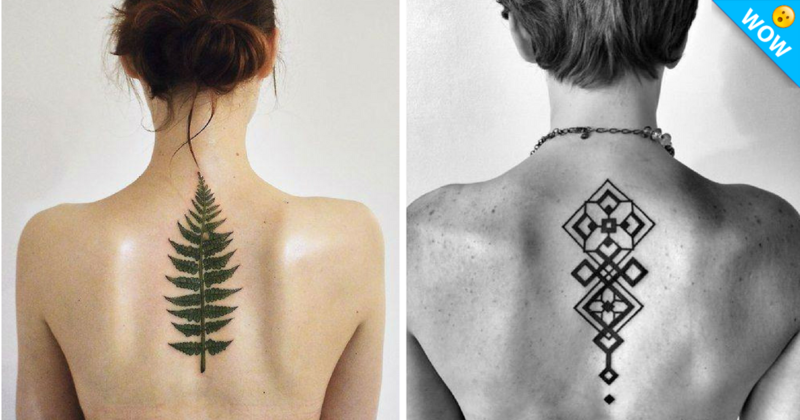 Tatuajes súper sexys que podrías hacerte en la columna