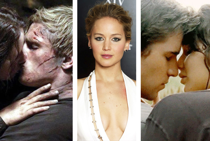 ¿Jennifer Lawrence prefiere los besos de Josh o de Liam?