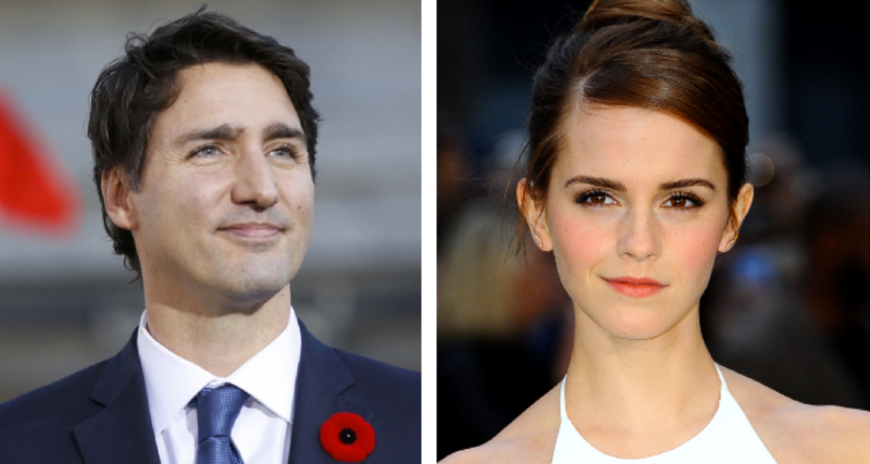 ¡Primer ministro Canadiense llena de piropos a Emma Watson!