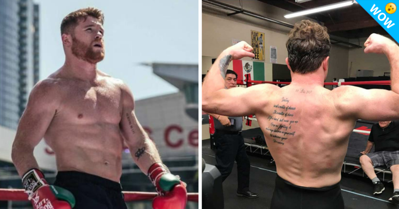 ¿Qué es lo que dice realmente el tatuaje de ‘El Canelo’ Álvarez?