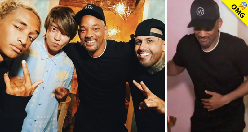 Jaden y Will Smith bailan con Nicky Jam el  X Challenge