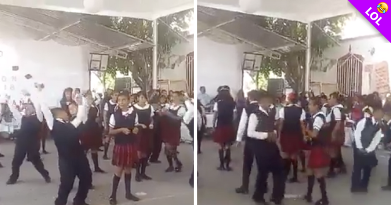 Niños bailan canción de Ariana Grande en su vals en la escuela