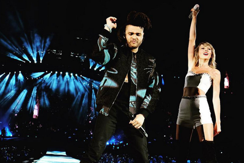 Taylor Swift quedó fascinada con el cabello de The Weeknd