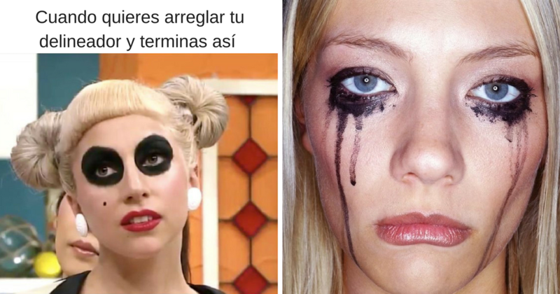 10 Tragedias que ocurren cuando te maquillas