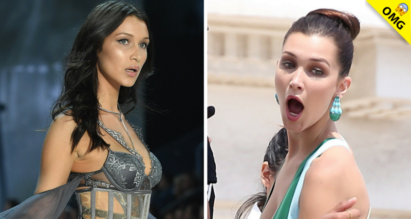 Bella Hadid muestra sus partes íntimas en desfile de VS